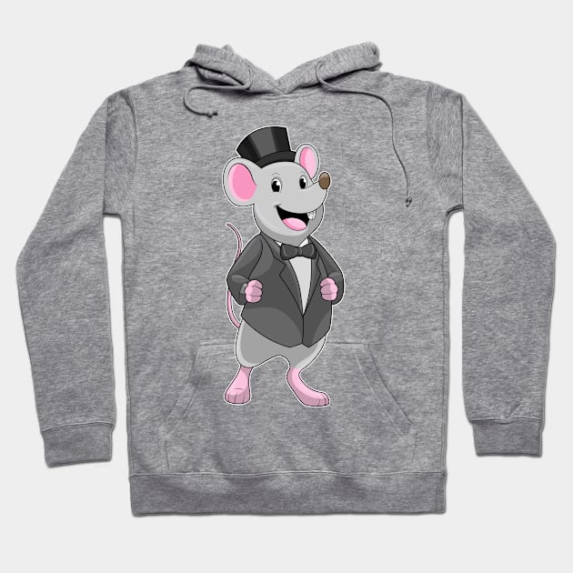 Mouse as Groom with Ribbon Hoodie by Markus Schnabel